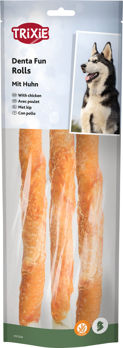 TRIXIE CHKN CHEWING ROLLS 250G