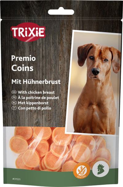 TRIXIE PREMIO CHICKEN COINS 100G